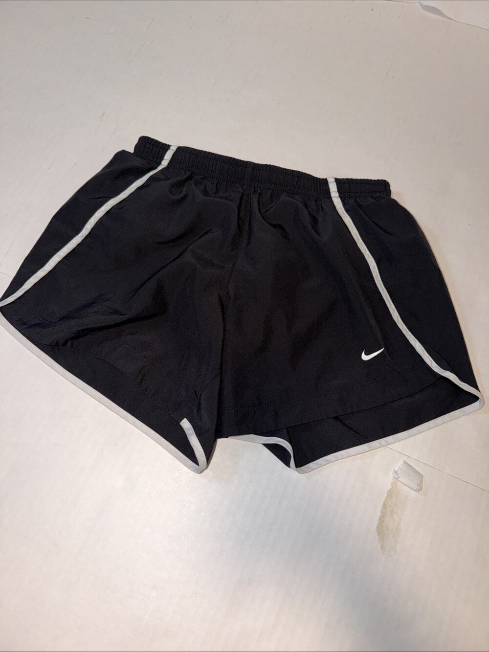 Nike L Black Dri Fit Girls Track Shorts
